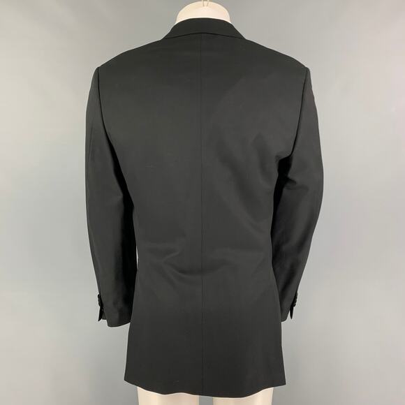 PORTS INTERNATIONAL Size 40 Black Wool Tuxedo Sport Coat - Picture 3 of 8